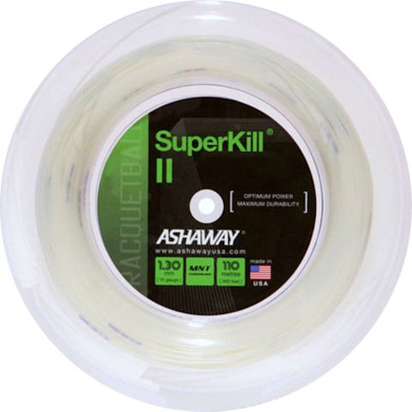 Ashaway Superkill II Racquetball Reel 360' (White)