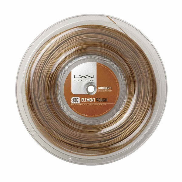 Luxilon Element 130 16g Rough Reel 660' (Bronze)