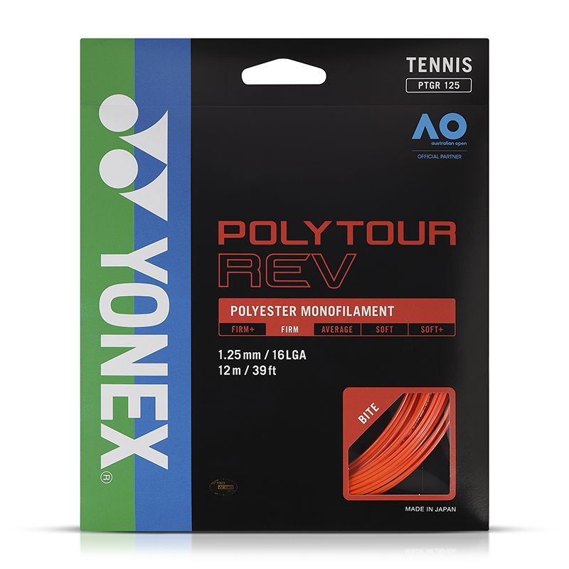 Yonex Polytour REV 125 16L (Orange)