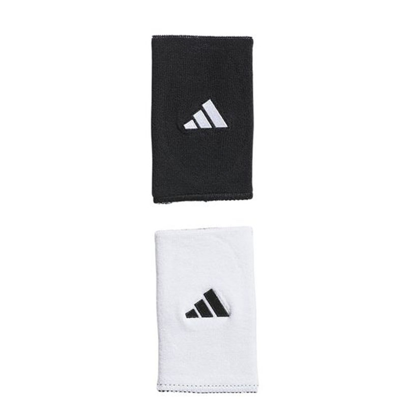 adidas Interval Large Reversible 2.0 Wristbands (Black/White)