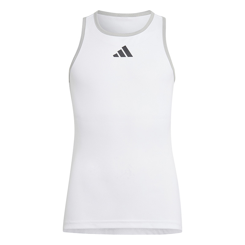 adidas Girls Club Tank (White)