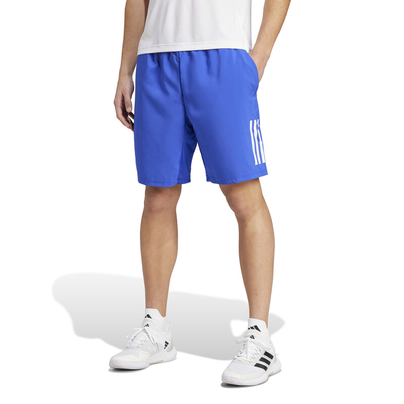 adidas Club 3 Stripe 7" Short (M) (Lucid Blue)