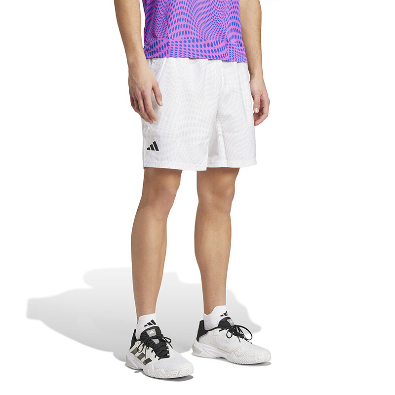 adidas Club Graphic Short (M) (White)