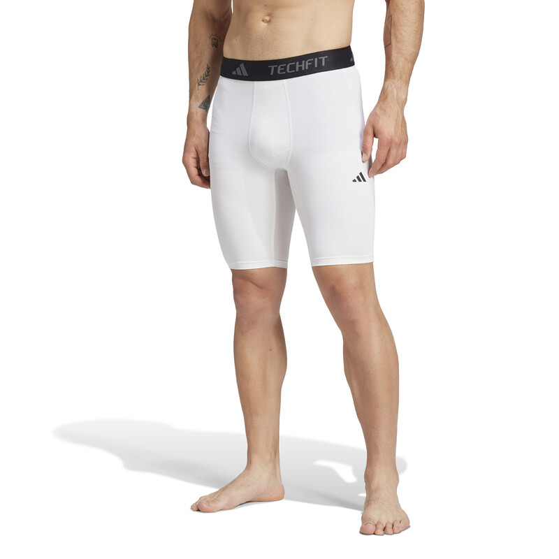 adidas TechFit Base Short Tight (M) (White)