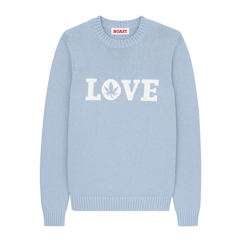 Boast Intarsia Love Sweater (W) (Country Air)