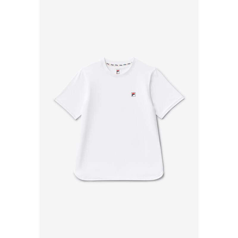 FILA Boy's Short Sleeve Performance Top (White)