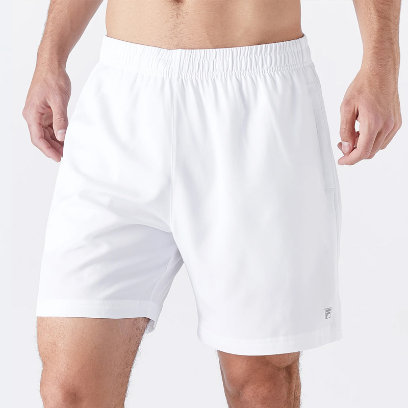 FILA Essentials Stretch Woven 7" Short (M) (White)