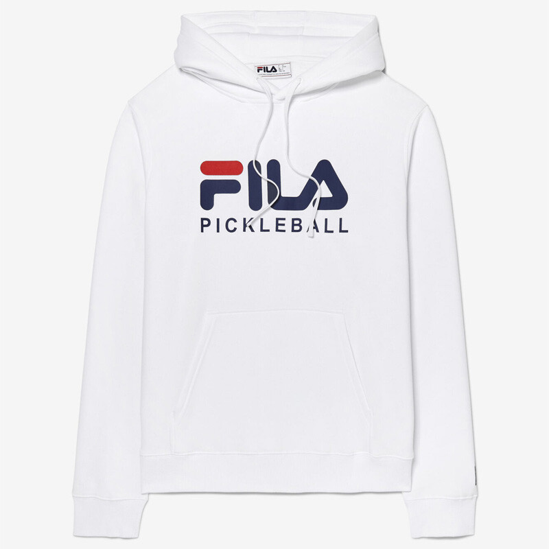 FILA Unisex Pickleball Hoodie (White)