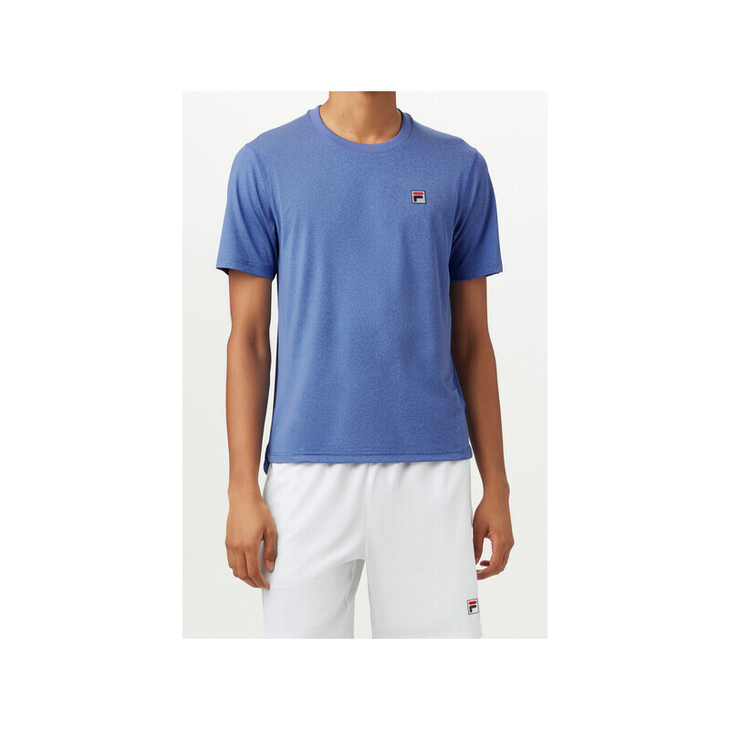 FILA Scallop Hem Heather Crew (M) (Blue)