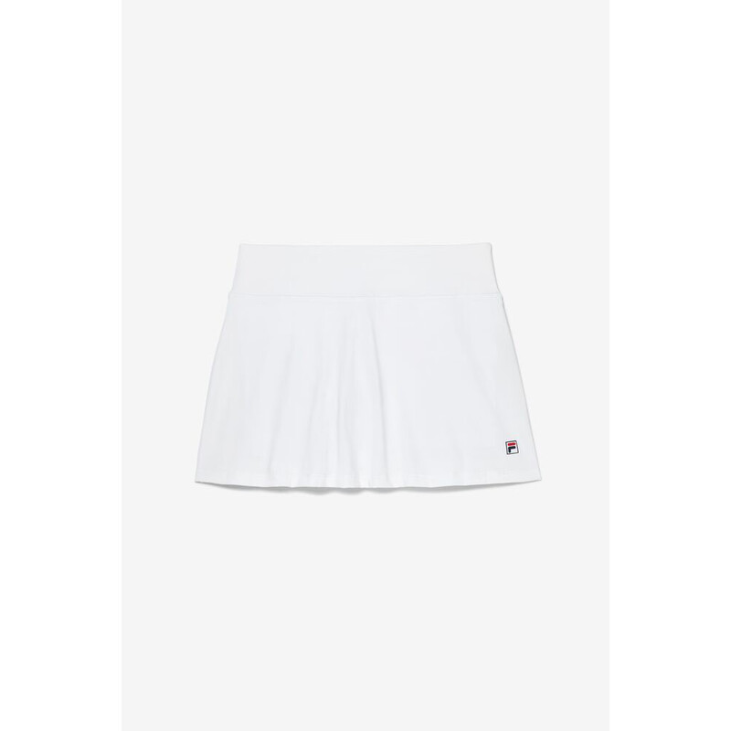 FILA Essentials Long Flirty Skirt (W) (White)