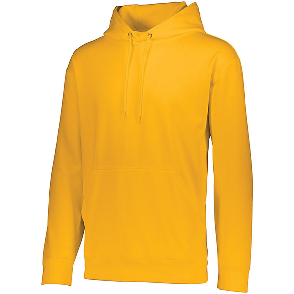 Augusta Wicking Fleece Hooded Sweatshirt (M) (Gold)