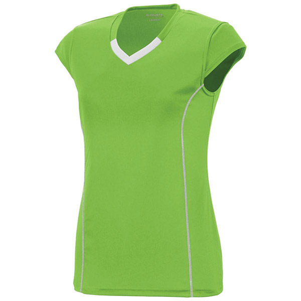 Augusta Blash Short Sleeve Jersey (W) (Lime)