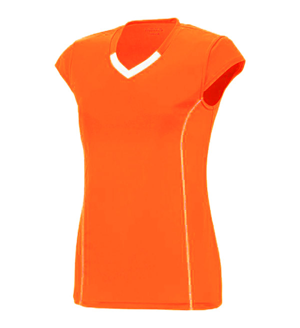 Augusta Blash Short Sleeve Jersey (W) (Neon Orange)