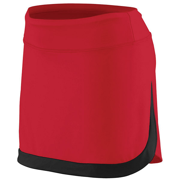 Augusta Color Block Skirt (W) (Red/Black)