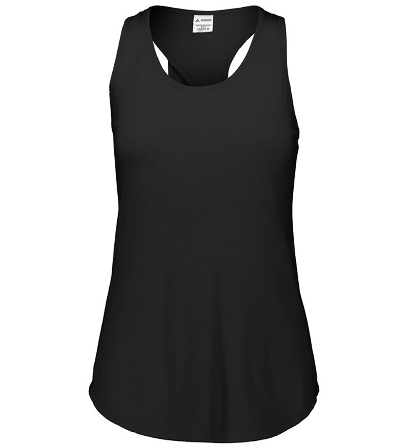 Augusta Lux Tri-Blend Tank (W) (Black Heather)