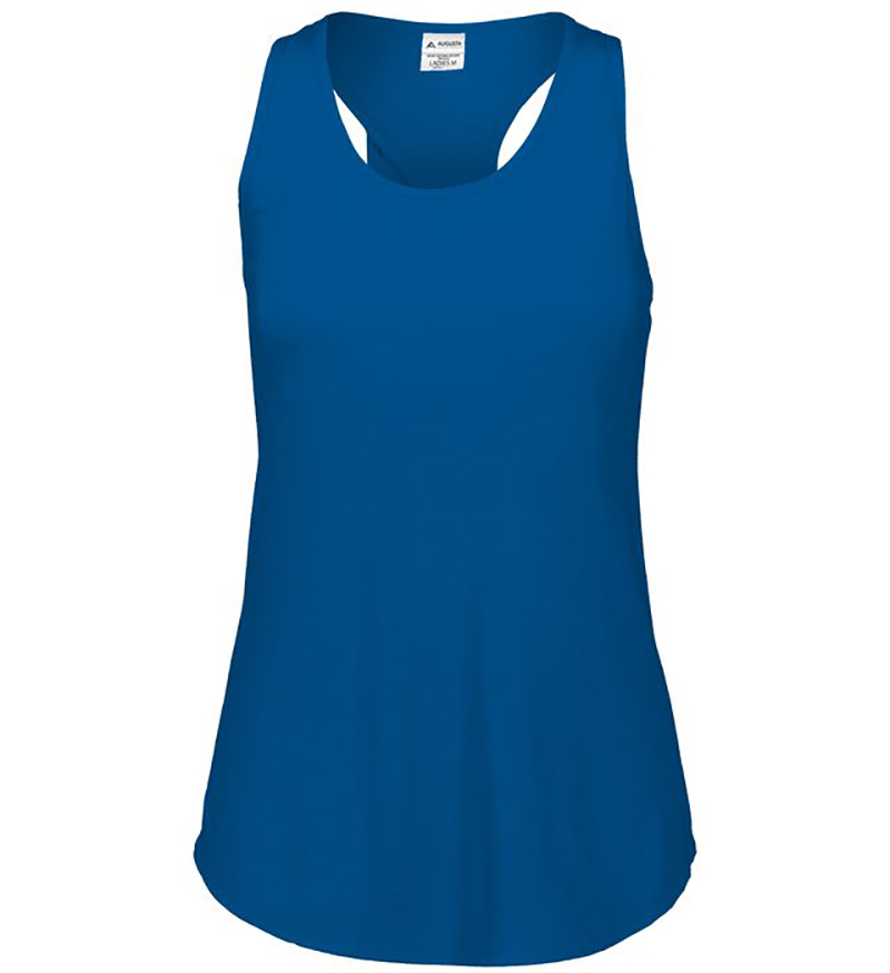 Augusta Lux Tri-Blend Tank (W) (Royal)