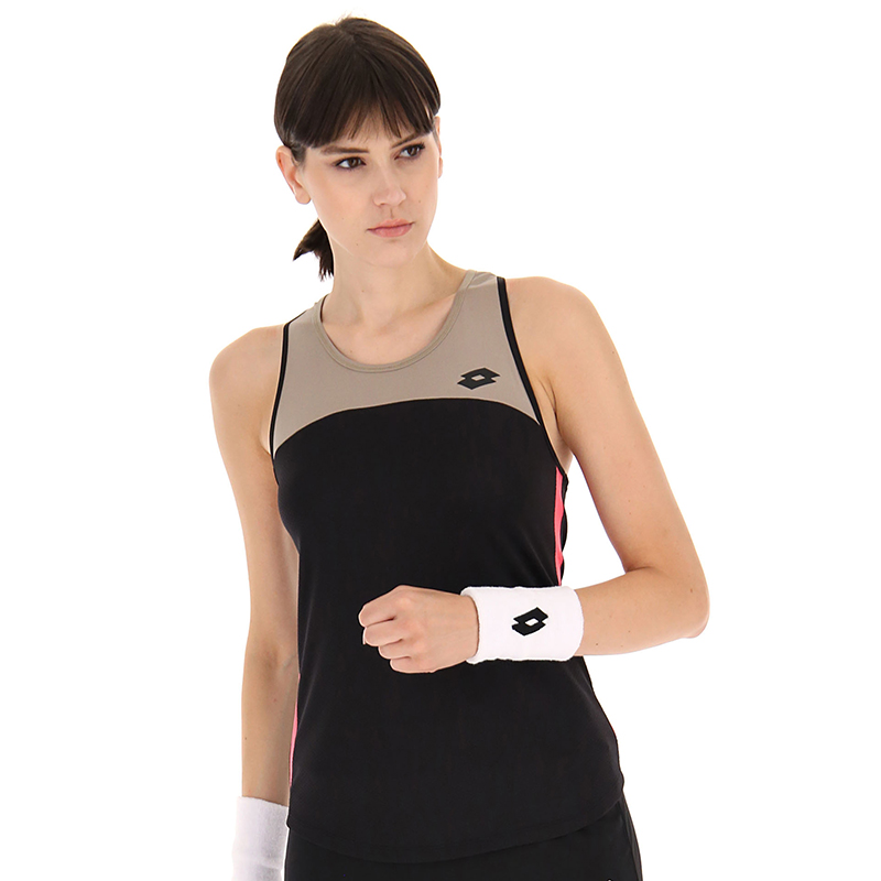 Lotto Superrapida Pickleball VI Tank (W) (Black)