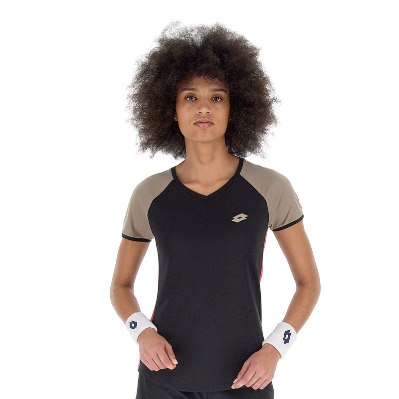 Lotto Superrapida Pickleball VI Tee (W) (Black)