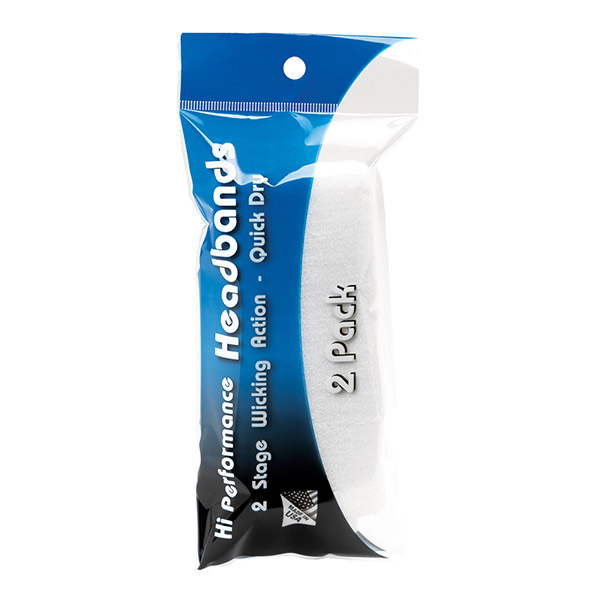Tourna Hi-Performance Headbands(2X)