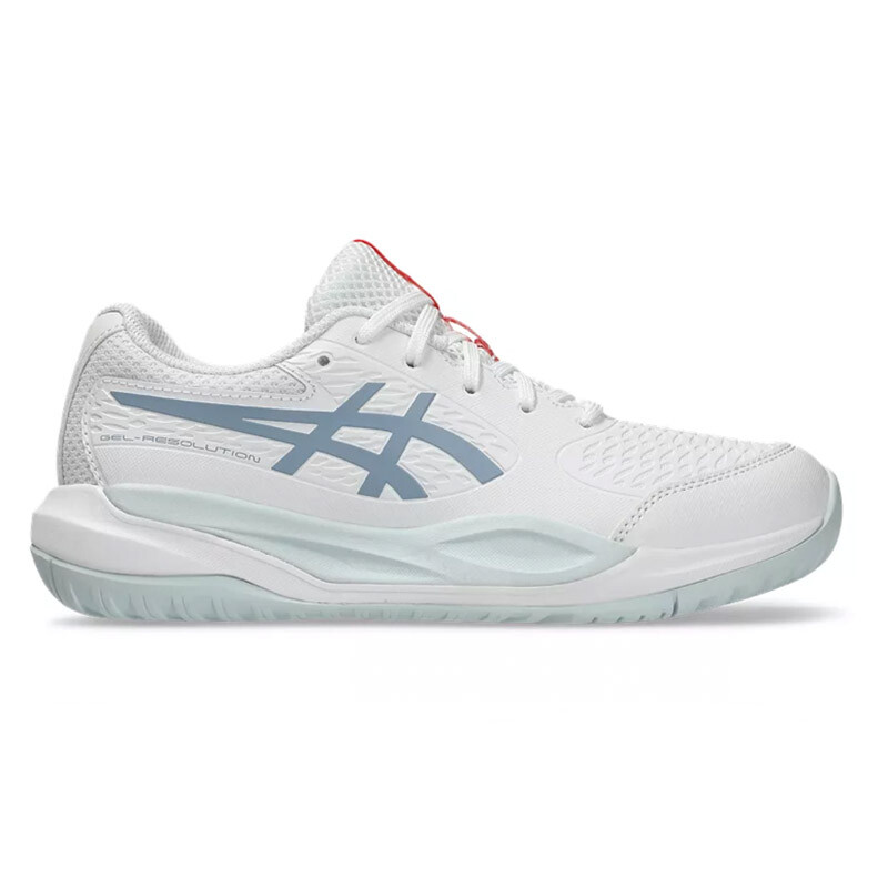 ASICS GEL Resolution X Kids' (White/Grey Blue)