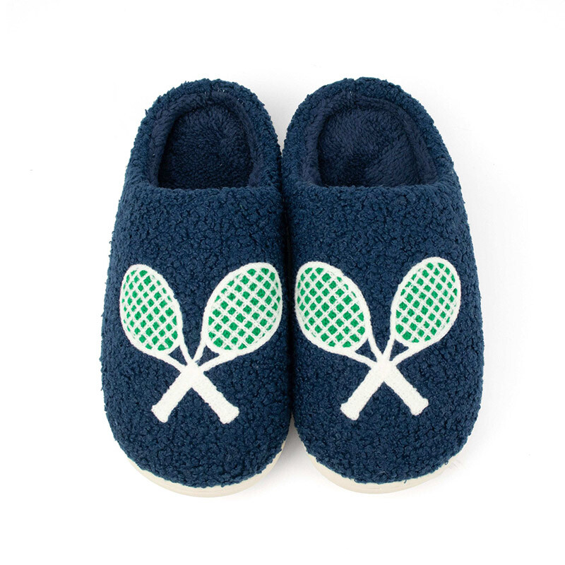Queen of the Court Tennis Slippers (W) (Navy)