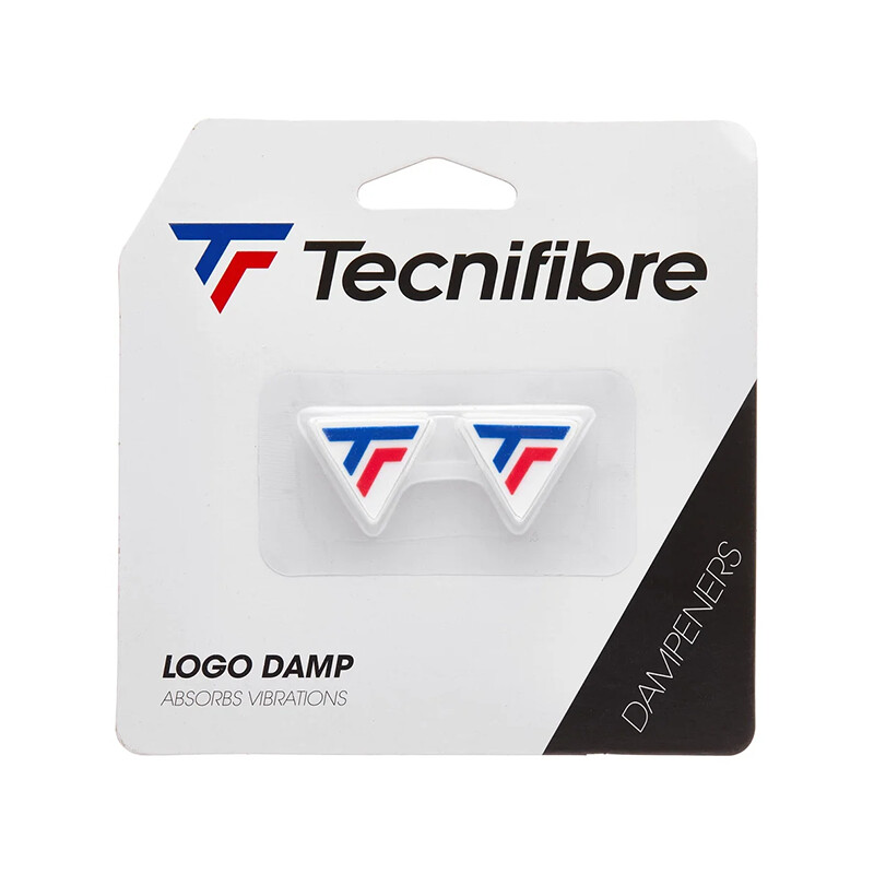 Tecnifibre Logo Dampener (2x) (Red/White/Blue)