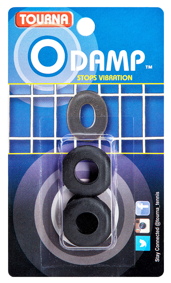 Tourna O-Damp Vibration Dampeners (2x) (Black)