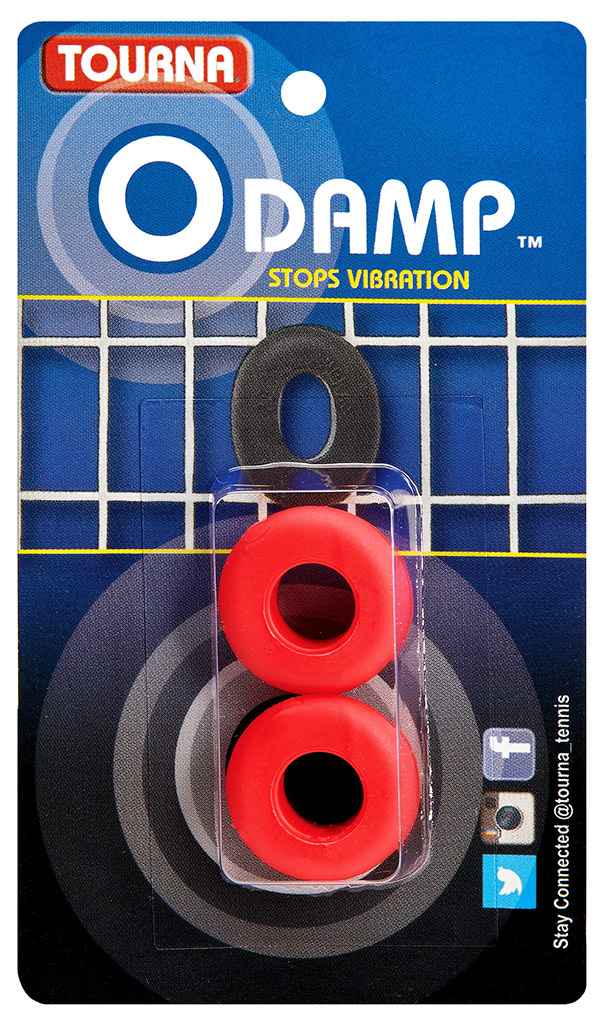 Tourna O-Damp Vibration Dampeners (2x) (Red)