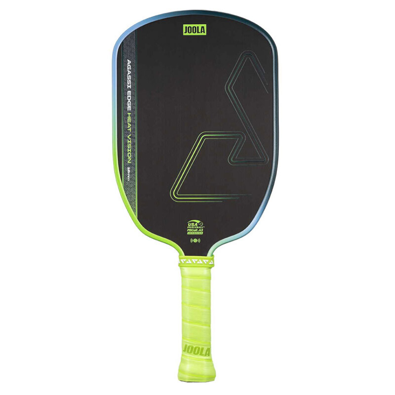 JOOLA Agassi Edge Heat Vision 16mm Pickleball Paddle (Gradient Green)