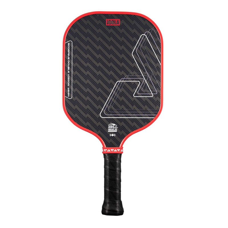 JOOLA Scorpeus Double Vision 16mm Pickleball Paddle (Red)