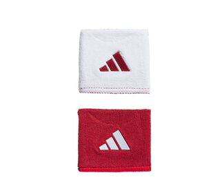 adidas Interval Small Reversible 2.0 Wristbands (Red/White)