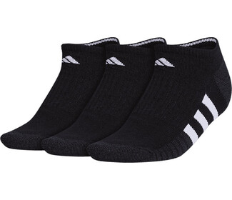 adidas Women's Cushioned 3.0 No Show 3-Pack (Black)