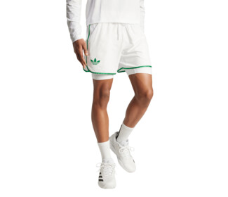 adidas 5" Short & Tight Set (M) (White)