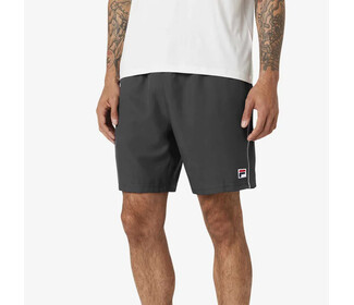 FILA Essentials Stretch Woven 7" Short (M) (Ebony Grey)