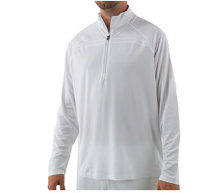 FILA Essentials Half Zip Top (M) (White)