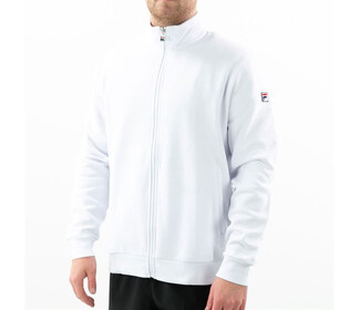 FILA Essentials Match Fleece Full Zip Jacket (M) (White)