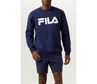 FILA Sportstyle Linear Logo Long Sleeve Crew (M) (Navy)