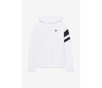 FILA Long Sleeve Hoodie (M) (White)