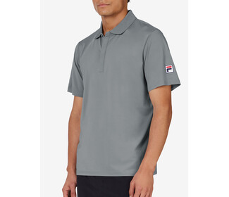 FILA Essentials Short Sleeve Polo (M) (Grey)