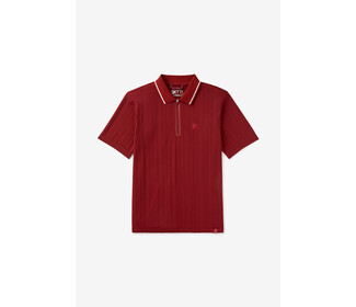 FILA Challenger Cable Zip Polo (M) (Syrah)