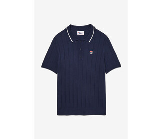 FILA Palm Springs Knitted Polo (M) (Navy)