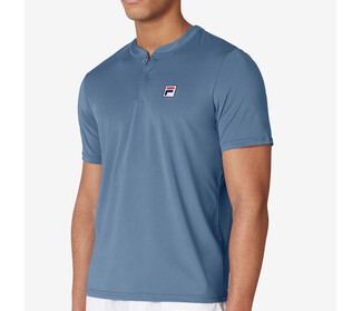 FILA Essentials Short Sleeve Henley (M) (Elemental Blue)