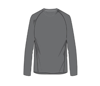 FILA Essentials UV Blocker Long Sleeve (M) (Grey)