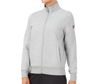 FILA Essentials Match Fleece Full Zip Jacket (W) (Grey)