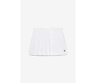 FILA Essentials Long Flirty Skirt (W) (White)