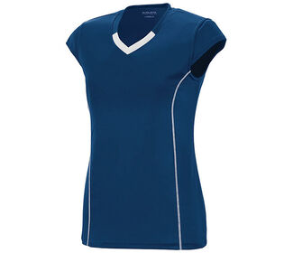 Augusta Blash Short Sleeve Jersey (W) (Navy)