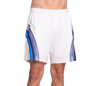 K-Swiss Breakline Stripe 7" Short (M) (White/Blue)