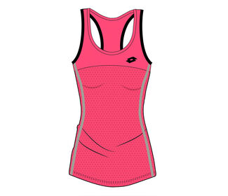 Lotto Superrapida Pickleball VI Tank (W) (Fuchsia)