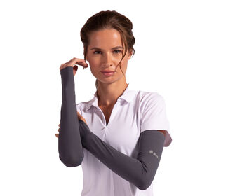 BloqUV Unisex Sun Sleeves (2x) (Smoke)