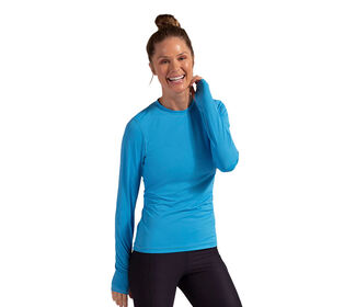 BloqUV 24/7 Long Sleeve Top (W) (Blue)